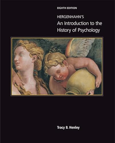 Stock image for Hergenhahn's an Introduction to the History of Psychology for sale by Blackwell's