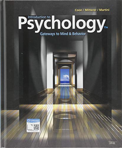Stock image for Introduction to Psychology: Gateways to Mind and Behavior for sale by BooksRun