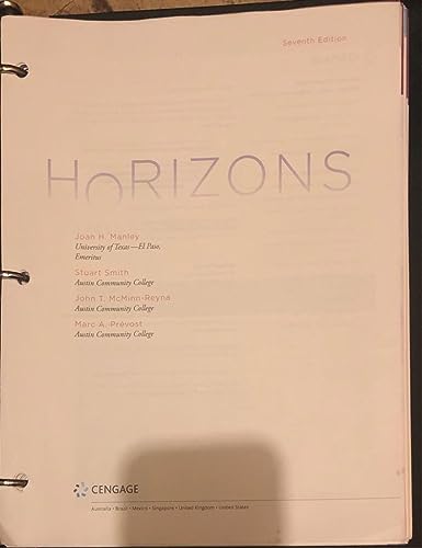 9781337568340: Horizons, Loose Leaf Edition: Introductory French
