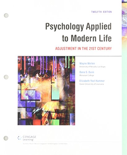 Imagen de archivo de Bundle: Psychology Applied to Modern Life: Adjustment in the 21st Century, Loose-Leaf Version, 12th + MindTap Psychology, 1 term (6 months) Printed Access Card a la venta por SGS Trading Inc