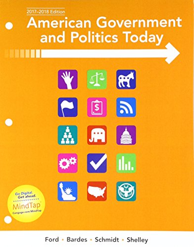 Beispielbild fr Bundle: American Government and Politics Today, 2017-2018 Edition, Loose-Leaf Version, 18th + MindTap Political Science, 1 term (6 months) Printed Access Card zum Verkauf von SecondSale