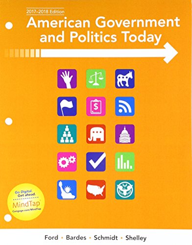 Stock image for Bundle: American Government and Politics Today, 2017-2018 Edition, Loose-Leaf Version, 18th + MindTap Political Science, 1 term (6 months) Printed Access Card for sale by HPB-Red