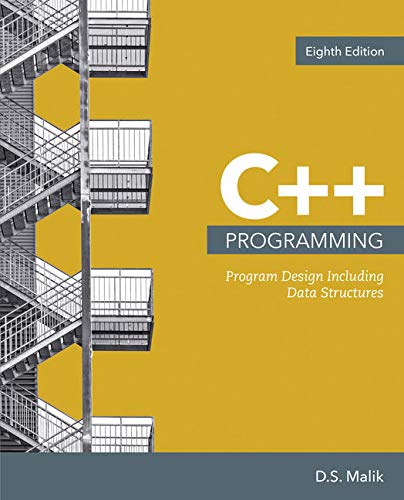 9781337586764: Bundle: C++ Programming: Program Design Including Data Structures, 8th + MindTap Computer Science, 1 term (6 months) Printed Access Card for Malik's ... From Problem Analysis to Program Design, 8th