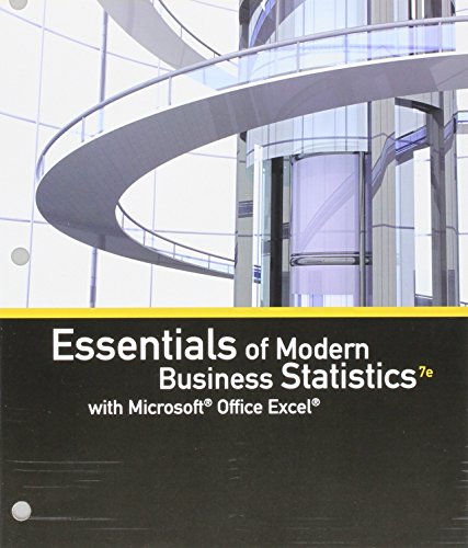 Stock image for Bundle: Essentials of Modern Business Statistics with Microsoft Office Excel, Loose-leaf Version, 7th + MindTap Business Statistics, 1 term (6 months) Printed Access Card for sale by Textbooks_Source