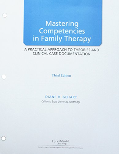 Stock image for Bundle: Mastering Competencies in Family Therapy: A Practical Approach to Theories and Clinical Case Documentation, Loose-Leaf Version, 3rd + MindTap Counseling, 1 term (6 months) Printed Access Card for sale by Books Unplugged