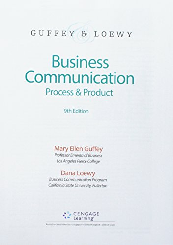 Stock image for Bundle: Business Communication: Process & Product, Loose-Leaf Version, 9th + MindTap Business Communication, 1 term (6 months) Printed Access Card for sale by Book Deals