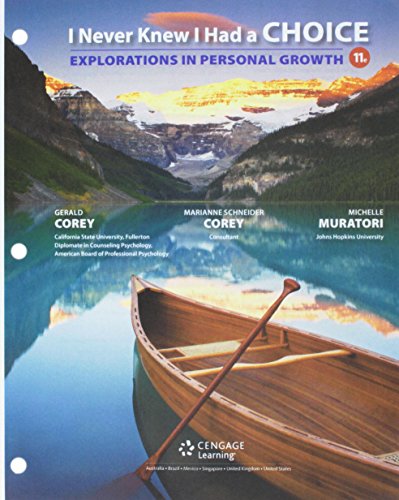 Beispielbild fr Bundle: I Never Knew I Had a Choice: Explorations in Personal Growth, Loose-Leaf Version, 11th + MindTap Counseling, 1 term (6 months) Printed Access Card zum Verkauf von BooksRun