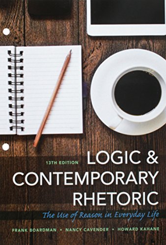 Beispielbild fr Bundle: Logic and Contemporary Rhetoric, Loose-leaf Version: The Use of Reason in Everyday Life, Loose-leaf Version, 13th + MindTap Philosophy, 1 term (6 months) Printed Access Card zum Verkauf von Textbooks_Source