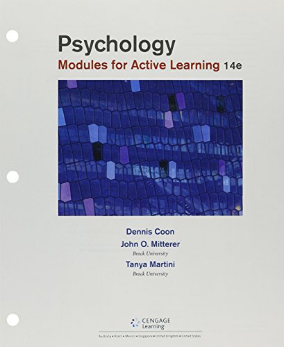 Stock image for Bundle: Psychology: Modules for Active Learning, Loose-Leaf Version, 14th + MindTap Psychology, 1 term (6 months) Printed Access Card for sale by BooksRun