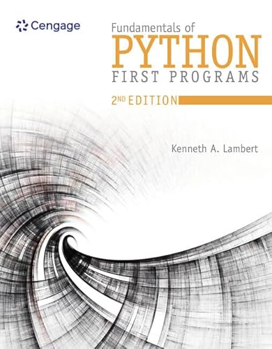 Stock image for Fundamentals of Python First Programs, 2nd Computer Science, () [Product ] Lambert, Kenneth A. for sale by College Campus