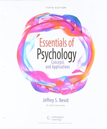 Stock image for Bundle: Essentials of Psychology: Concepts and Applications, Loose-Leaf Version, 5th + MindTap Psychology, 1 term (6 months) Printed Access Card for sale by Books Unplugged