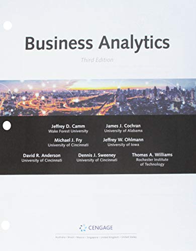 Beispielbild fr Bundle: Business Analytics, Loose-leaf Version, 3rd + MindTap Business Analytics, 2 terms (12 months) Printed Access Card zum Verkauf von BooksRun