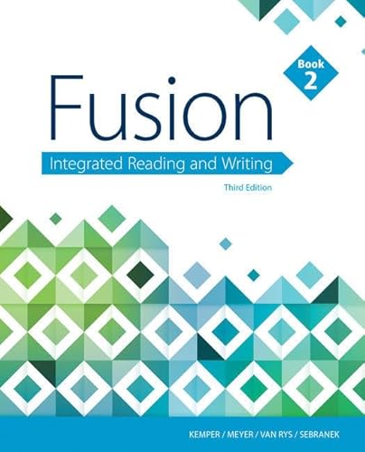 Stock image for Bundle: Fusion: Integrated Reading and Writing, Book 2, Loose-Leaf Version, 3rd + MindTap Developmental English, 1 term (6 months) Printed Access Card for sale by Campus Bookstore