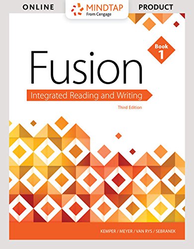 Stock image for Bundle: Fusion: Integrated Reading and Writing, Book 1, Loose-Leaf Version, 3rd + MindTap Developmental English, 1 term (6 months) Printed Access Card for sale by Textbooks_Source
