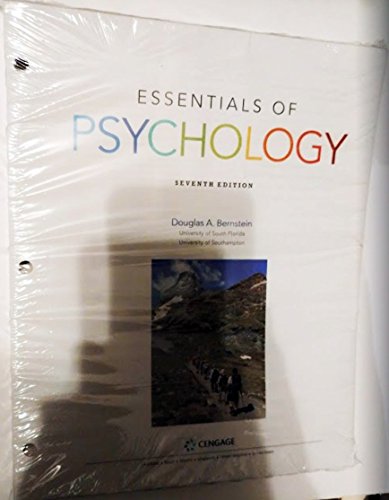 Beispielbild fr Essentials of Psychology (7th Edition), Looseleaf Version zum Verkauf von Textbooks_Source