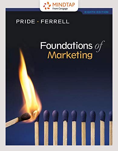 Stock image for MindTap Marketing, 1 term (6 months) Printed Access Card for Pride/Ferrell's Foundations of Marketing, 8th for sale by Textbooks_Source