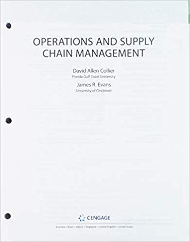 9781337617246: OPERATIONS AND SUPPLY CHAIN MANAGEMENT