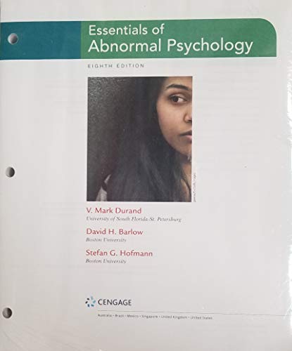 Stock image for Essentials of Abnormal Psychology, Loose-Leaf Version for sale by Textbooks_Source