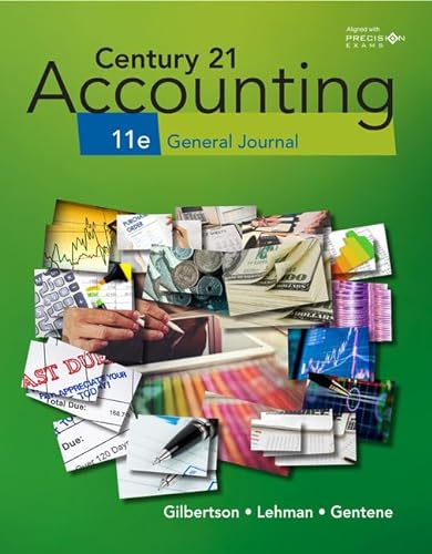 Beispielbild fr Century 21 Accounting: General Journal (Century 21 Accounting Series) zum Verkauf von BooksRun