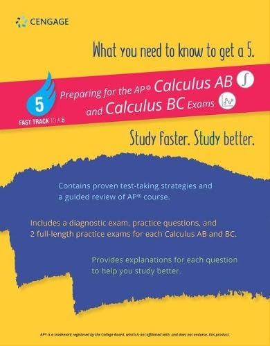 9781337625166: Fast Track to a 5 Test Prep for AP Calculus AB & BC
