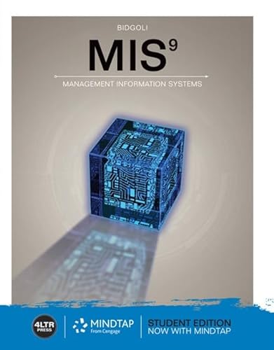 Stock image for Bundle: MIS + MindTap for Bidgoli's MIS, 1 term Printed Access Card for sale by WorldofBooks