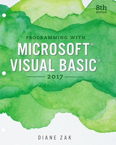 Stock image for Programming with Microsoft Visual Basic 2017, Loose-Leaf Version for sale by Ergodebooks