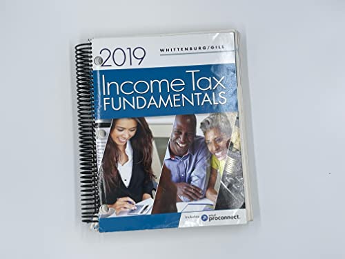 Imagen de archivo de Income Tax Fundamentals 2019 (with Intuit Proconnect Tax Online 2018) a la venta por ThriftBooks-Dallas
