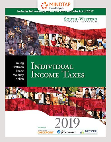 Imagen de archivo de CengageNOWv2, 1 term Printed Access Card for Young/Hoffman/Raabe/Maloney/Nellen's South-Western Federal Taxation 2019: Individual Income Taxes, 42nd a la venta por Bulrushed Books