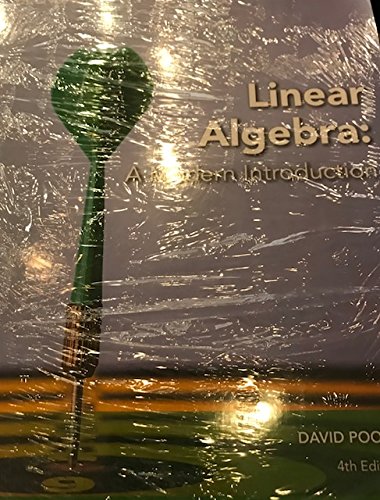 Stock image for Linear Algebra: A Modern Introduction 4th Edition for sale by BookHolders