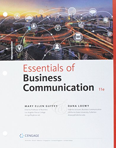 Beispielbild fr Bundle: Essentials of Business Communication, Loose-leaf Version, 11th + MindTap Business Communication, 1 term (6 months) Printed Access Card zum Verkauf von BooksRun