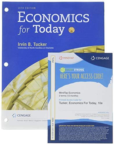 Stock image for Bundle: Economics for Today, Loose-leaf Version, 10th + MindTap Economics, 2 terms (12 months) Printed Access Card for sale by SecondSale