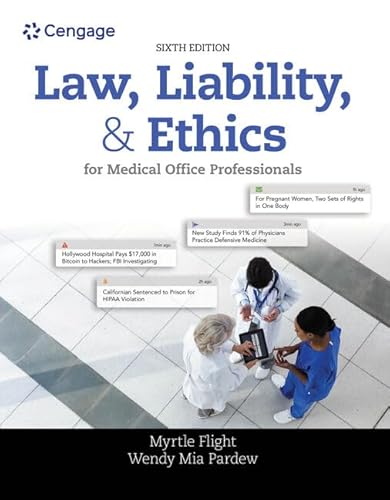 Stock image for Bundle: Law, Liability, and Ethics for Medical Office Professionals, 6th + MindTap Medical Assisting, 2 terms (12 months) Printed Access Card for sale by Palexbooks