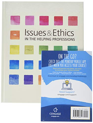 Stock image for Bundle: Issues and Ethics in the Helping Professions, 10th + MindTap Helping Professions, 1 term (6 months) Printed Access Card for sale by Palexbooks