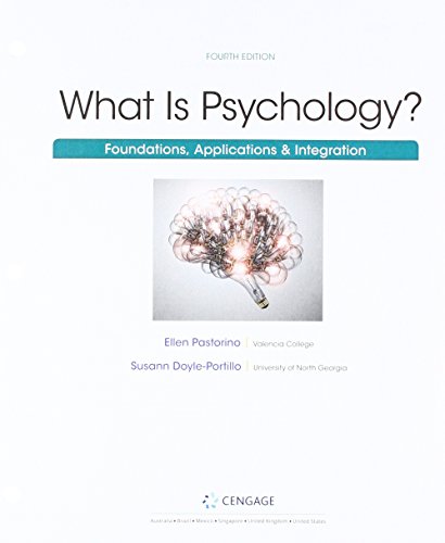 Imagen de archivo de Bundle: What is Psychology?: Foundations, Applications, and Integration, Loose-Leaf Version, 4th + MindTap Psychology, 1 term (6 months) Printed Access Card a la venta por HPB-Red