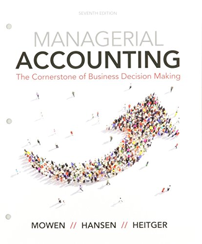 Beispielbild fr Bundle: Managerial Accounting: The Cornerstone of Business Decision-Making, Loose-Leaf Version, 7th + CNOWv2, 1 term Printed Access Card + JoinIn . Turning Tech RF/QT/QT2 $15 Coupon, Fall 2017 zum Verkauf von Textbooks_Source