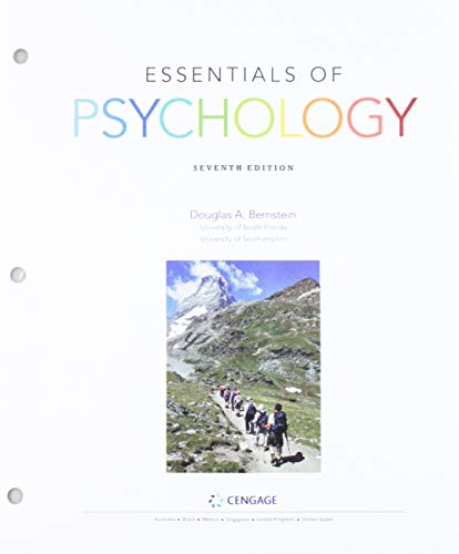 Beispielbild fr Bundle: Essentials of Psychology, Loose-Leaf Version, 7th + MindTap Psychology, 1 term (6 months) Printed Access Card zum Verkauf von Better World Books