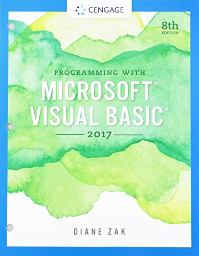 9781337756402: Programming With Microsoft Visual Basic 2017 + Mindtap Programming, 1 Term 6 Months Access Card