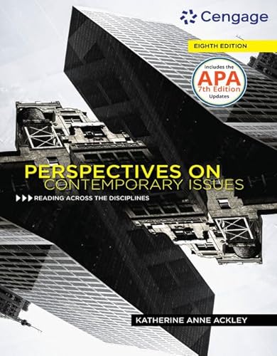 Stock image for Bundle: Perspectives on Contemporary Issues, 8th + Pocket Keys for Writers, 6th for sale by Palexbooks