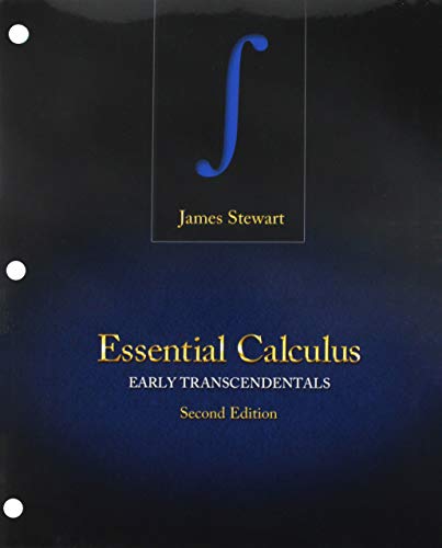 Imagen de archivo de Bundle: Essential Calculus: Early Transcendentals, Loose-leaf Version, 2nd + WebAssign Printed Access Card for Stewart's Essential Calculus: Early Transcendentals, 2nd Edition, Multi-Term a la venta por Byrd Books