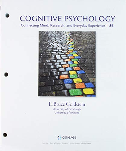 Stock image for Bundle: Cognitive Psychology: Connecting Mind, Research, and Everyday Experience, Loose-Leaf Version, 5th + MindTap Psychology, 1 term (6 months) Printed Access Card for sale by Xpress Books