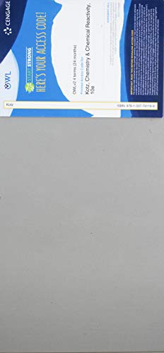 Beispielbild fr OWLv2 with eBook, 4 terms (24 months) Printed Access Card for Kotz/Treichel/Townsend/Treichel's Chemistry & Chemical Reactivity, 10th zum Verkauf von Textbooks_Source