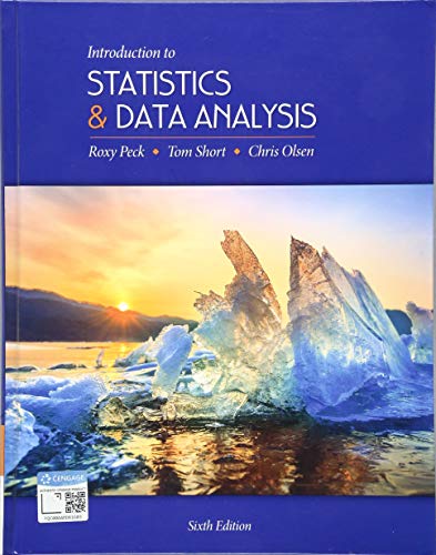 Beispielbild fr Introduction to Statistics and Data Analysis zum Verkauf von Wrigley Books