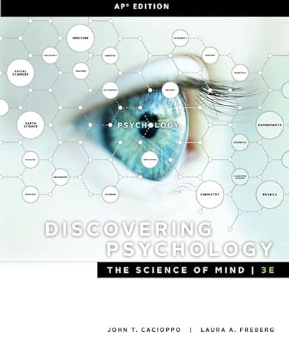 Beispielbild fr Discovering Psychology: The Science of Mind 3E zum Verkauf von HPB-Red