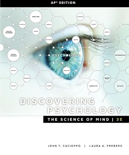 Imagen de archivo de Discovering Psychology: The Science of Mind 3E a la venta por HPB-Red