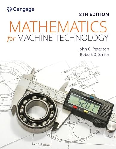 Imagen de archivo de Mathematics for Machine Technology a la venta por BooksRun