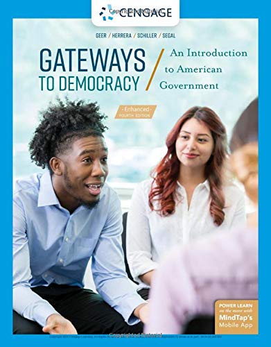 Imagen de archivo de Gateways to Democracy: An Introduction to American Government, Enhanced a la venta por BooksRun