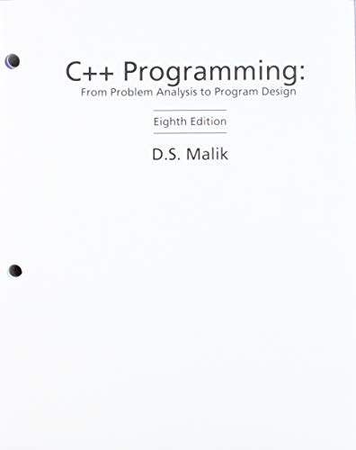 Stock image for Bundle: C++ Programming: From Problem Analysis to Program Design, Loose-leaf Version, 8th + MindTap Computing, 2 terms (12 months) Printed Access Card for sale by BooksRun