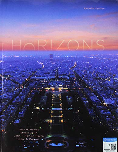 Stock image for Bundle: Horizons, Student Edition: Introductory French, 7th + MindTap French, 4 terms (24 months) Printed Access Card for sale by One Planet Books