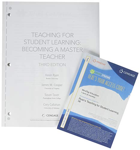 Stock image for Bundle: Teaching for Student Learning: Becoming a Master Teacher, Loose-leaf Version, 3rd + MindTap Education, 1 term (6 months) Printed Access Card for sale by Textbooks_Source