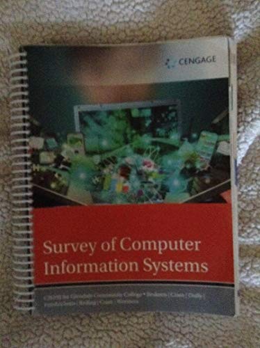 Beispielbild fr Survey of Computer Information System CIS 105 for GCC zum Verkauf von HPB-Red